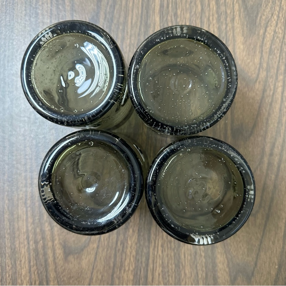 Pottery Barn Scary Squad Set 4 Skull Icon Drinking Glasses Tumblers Halloween - Picture 6 of 16